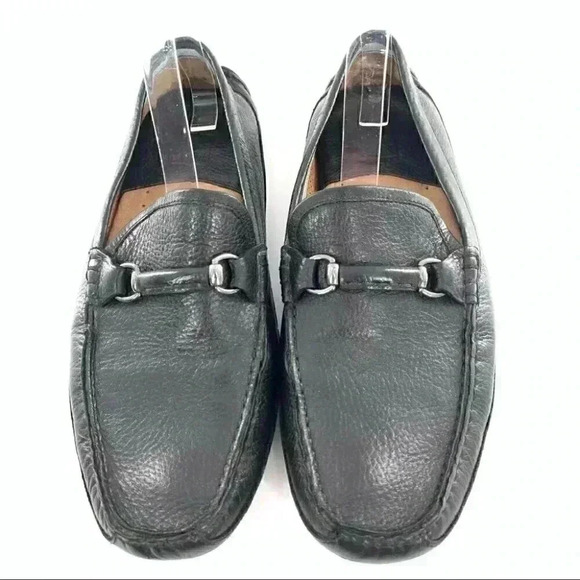 J&M flex Johnston & Murphy loafers size 10 black leather  display picture 1